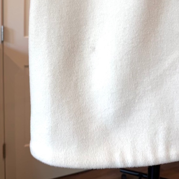 Wool Midi Coat with Hood in Winter White - Small (NWOT) - Picture 14 of 14